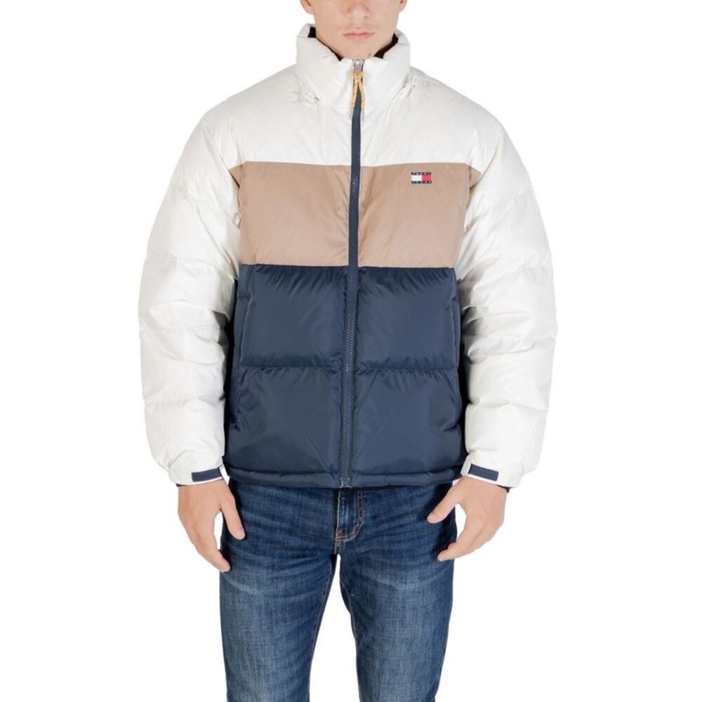 Tommy Hilfiger Jeans Cream Recycled Polyester Men's Bomber